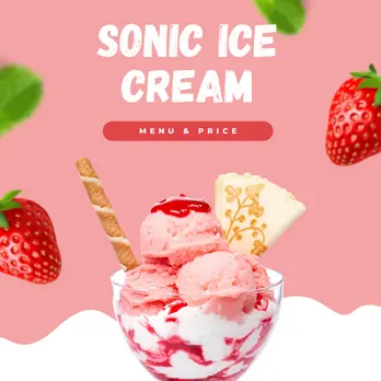 Sonic Ice Cream Menu