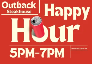 Outback Steakhouse Happy Hour Menu With Prices