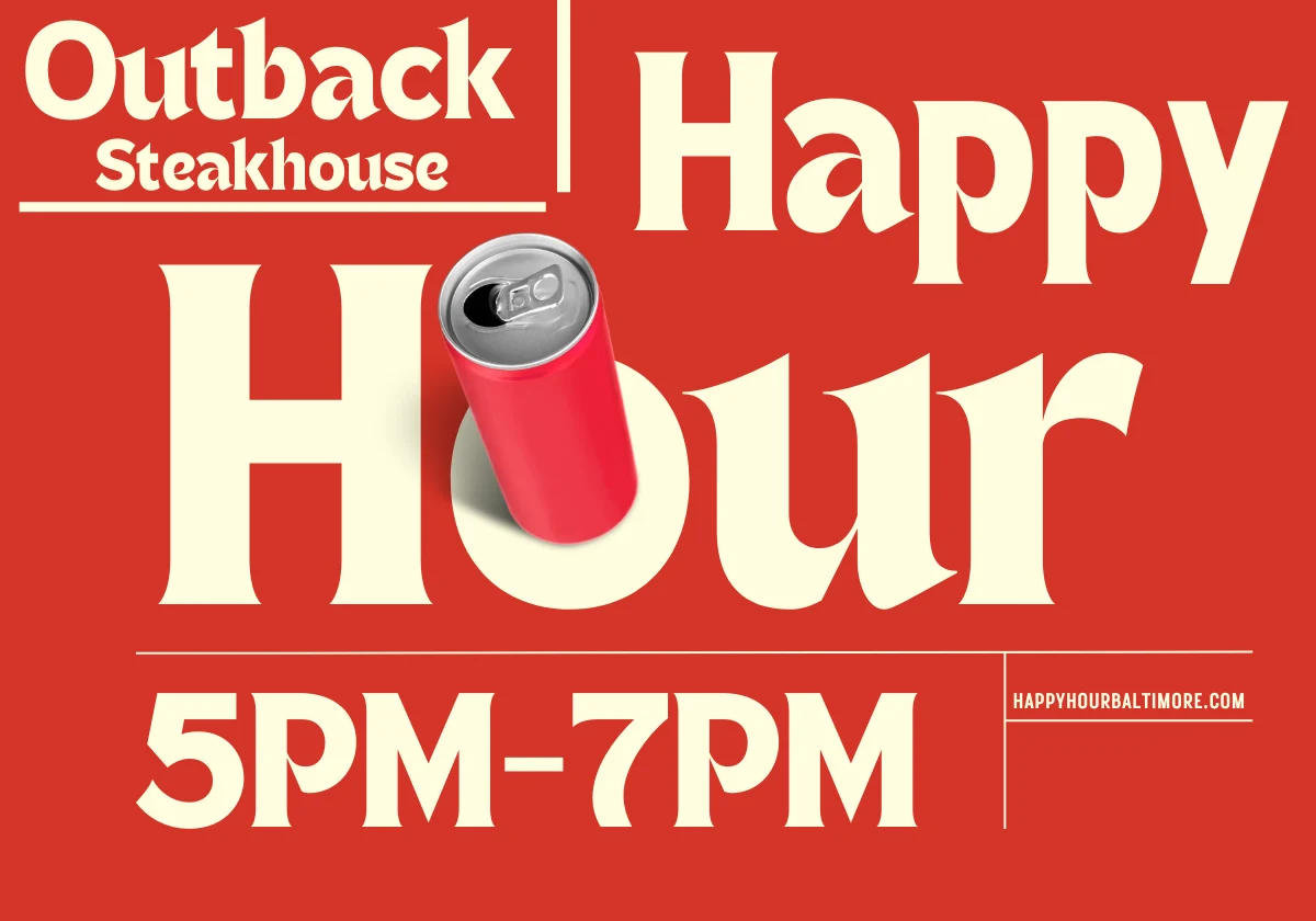 Outback Steakhouse Happy Hour Menu With Prices