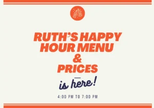 Ruths Happy Hour Menu prices 1